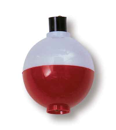 Betts Snap-On Floats Red/White 1.75