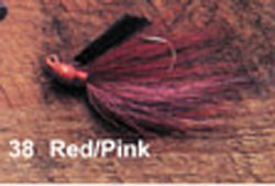 Arkie 1/4 Bucktail 6/cd Red w/Pink