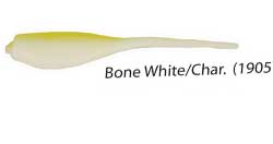 Bobby Garland Baby Shad 2" 18ct Bone White Chartreuse