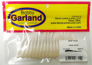 Bobby Garland Baby Shad 2" 18ct Pearl White