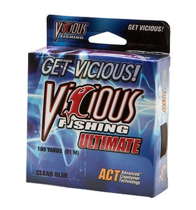 Vicious Ultimate Clear/Blue 100yd 14lb