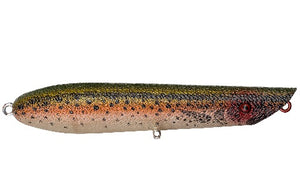 Cordell Pencil Popper 3/4oz 4.5" Clear Rainbow Trout