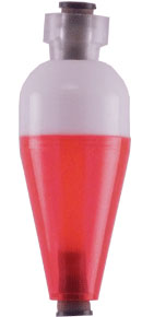 Rainbow A-Just-A-Bubble Float 1/4oz Red/White Blister