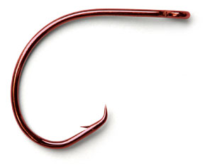 Mustad Ultra Point Demon Circle Red 10ct Size 6/0